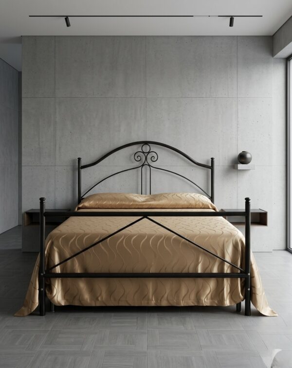 letto in ferro battuto artiginale